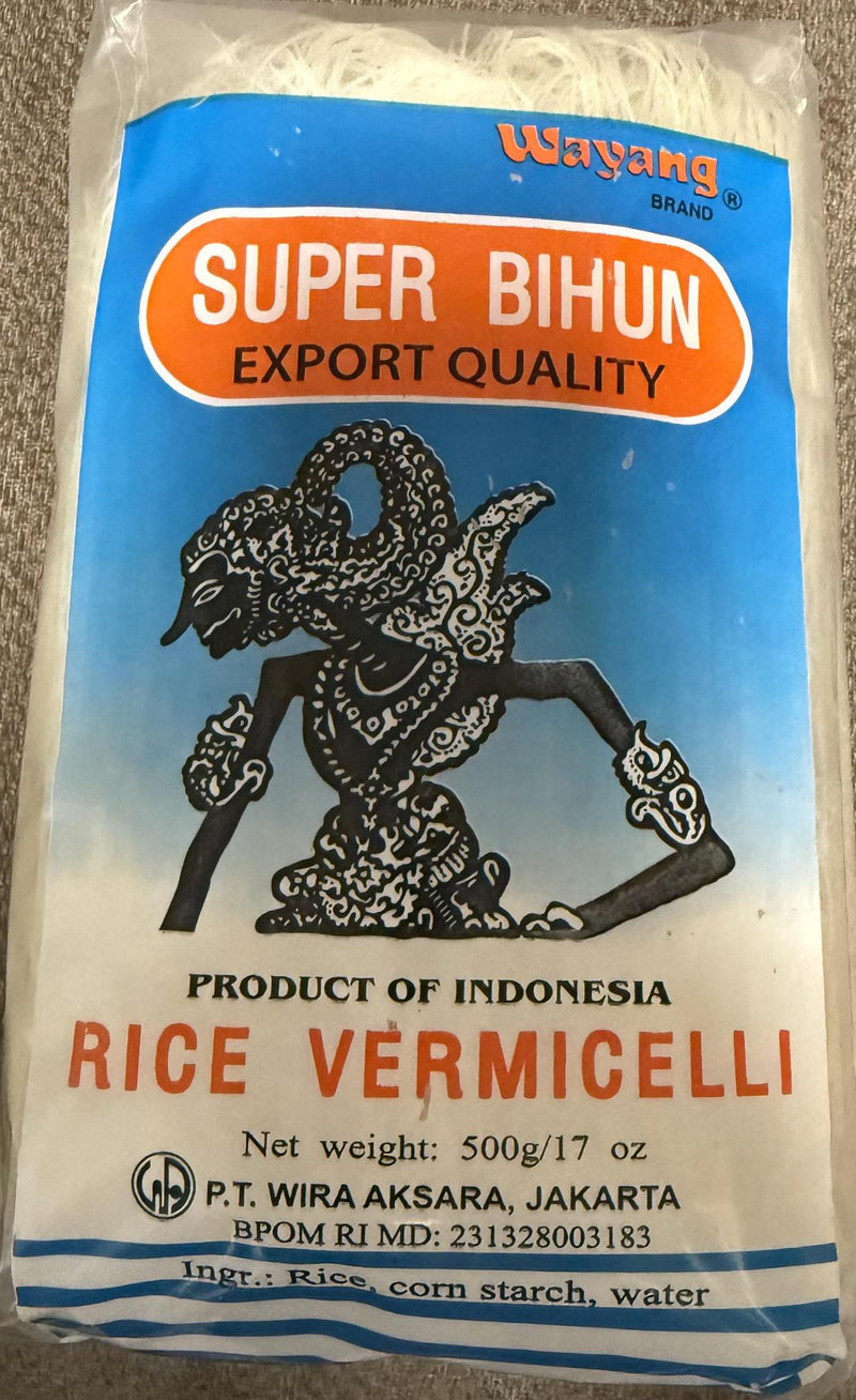 Wayang Rice Vermicelli/Super Bihun Export Quality 500g