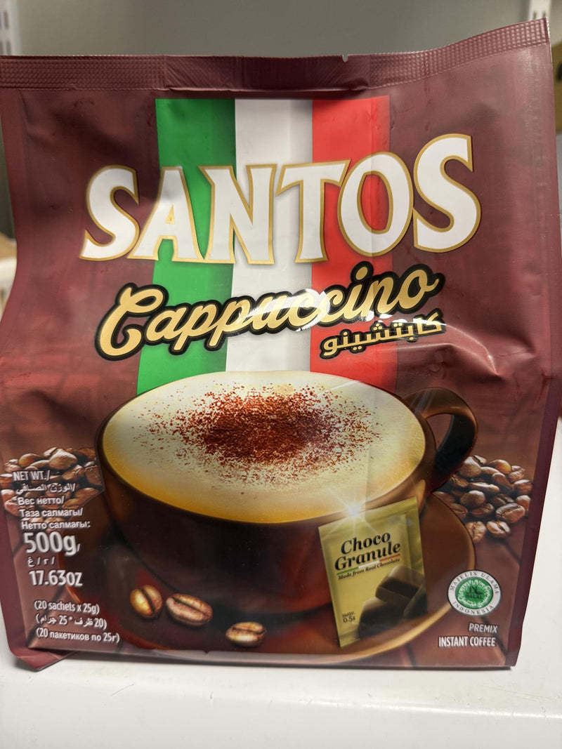 SANTOS Cappuccino  500gr (20 sachets)