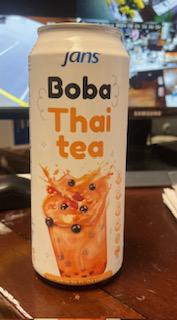 Boba Thai Tea 16.56 Fl.