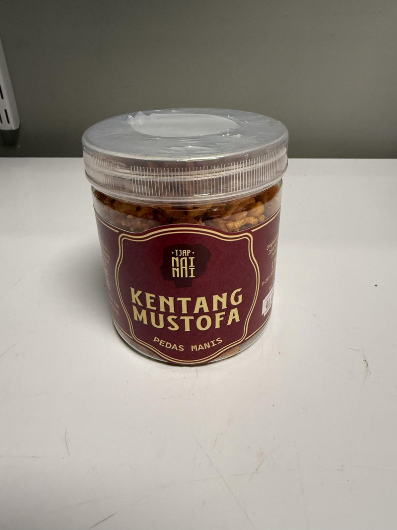 Kentang Mustofa Kremes Ayam (PEDAS) 200gr Tjap Nai Nai
