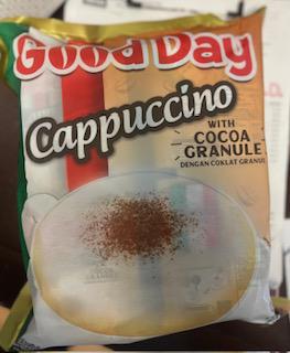 Good Day Cappuccino with Cocoa Granule 30 Sachets total 750 gr