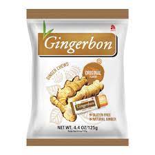 Gingerbon Original Ginger Chew (125g)