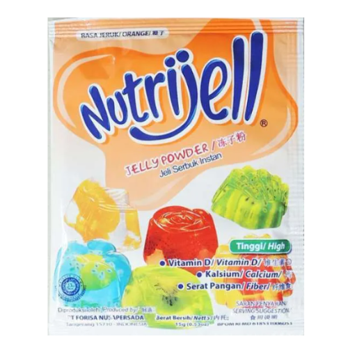 Nutrijell Orange Jelly Powder (15 g)