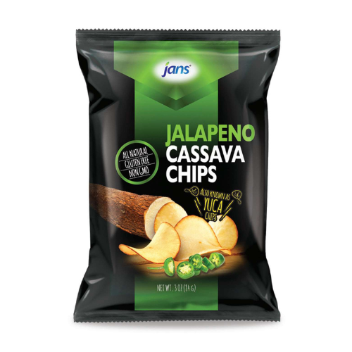 Jans Cassava Chips Jalapeno (3 Oz)