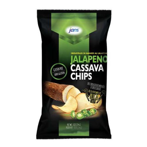 Jans Cassava Jalapeno Chips (8 Oz)