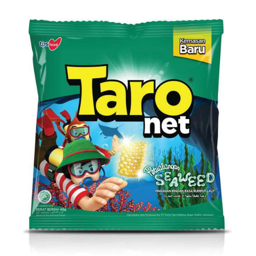 Taro Net Seaweed Flavor Chips (2.3 oz)