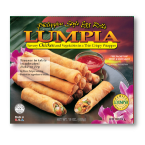 Lumpia Chicken Philippine Egg Rolls (15oz)